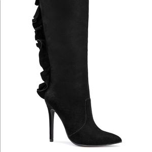 TINLEY HEELED BOOT / Size: 9 / BLACK Stiletto